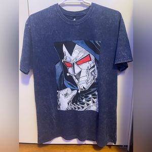 Future Doom Blue Faded T-Shirt XL